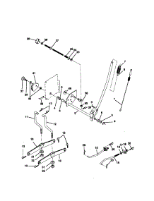 Mower Lift parts for Craftsman Front-Engine Lawn Tractor 917279950 from AppliancePartsPros.com