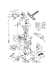 Mower Deck parts for Craftsman Front-Engine Lawn Tractor 917279951 from AppliancePartsPros.com