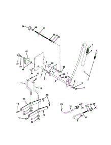 Mower Lift parts for Craftsman Front-Engine Lawn Tractor 917279951 from AppliancePartsPros.com
