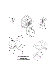 Engine parts for Craftsman Front-Engine Lawn Tractor 917279961 from AppliancePartsPros.com
