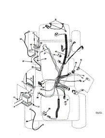 Electrical parts for Craftsman Front-Engine Lawn Tractor 917279980 from AppliancePartsPros.com
