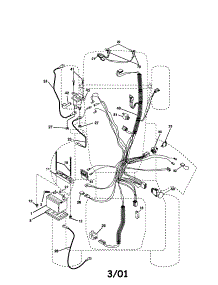 Electrical parts for Craftsman Front-Engine Lawn Tractor 917279981 from AppliancePartsPros.com