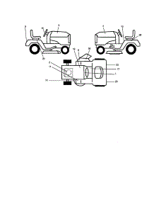 Decals parts for Craftsman Front-Engine Lawn Tractor 917279981 from AppliancePartsPros.com