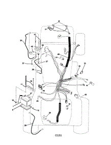 Electrical parts for Craftsman Front-Engine Lawn Tractor 917279982 from AppliancePartsPros.com