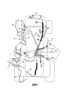 Electrical parts for Craftsman Front-Engine Lawn Tractor 917279983 from AppliancePartsPros.com