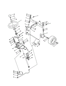 Steering Assembly parts for Craftsman Front-Engine Lawn Tractor 917279983 from AppliancePartsPros.com