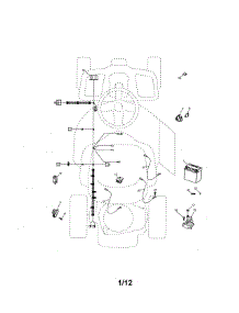Electrical parts for Craftsman Rear-Engine Riding Mower 917280010 from AppliancePartsPros.com