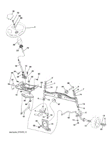 Steering parts for Husqvarna Front-Engine Lawn Tractor 917280022 from AppliancePartsPros.com
