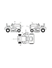 Decals parts for Husqvarna Front-Engine Lawn Tractor 917280022 from AppliancePartsPros.com