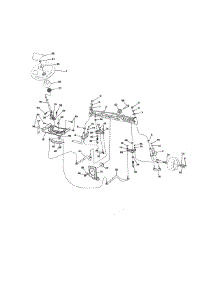 Steering parts for Craftsman Front-Engine Lawn Tractor 917280080 from AppliancePartsPros.com