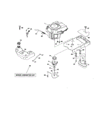 Engine parts for Craftsman Front-Engine Lawn Tractor 917280080 from AppliancePartsPros.com