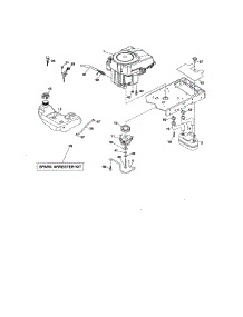 Engine parts for Craftsman Front-Engine Lawn Tractor 917280084 from AppliancePartsPros.com