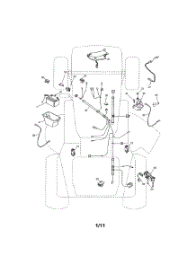 Electrical parts for Craftsman Front-Engine Lawn Tractor 917280150 from AppliancePartsPros.com