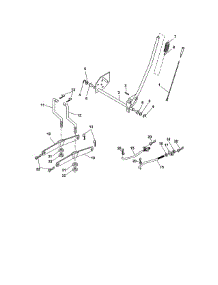 Lift Assembly parts for Craftsman Front-Engine Lawn Tractor 917280150 from AppliancePartsPros.com