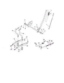 Lift parts for Craftsman Front-Engine Lawn Tractor 917280151 from AppliancePartsPros.com