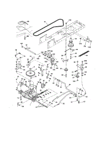 Ground Drive parts for Craftsman Front-Engine Lawn Tractor 917280152 from AppliancePartsPros.com