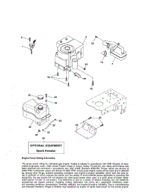 Engine parts for Craftsman Front-Engine Lawn Tractor 917280152 from AppliancePartsPros.com