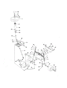 Steering parts for Craftsman Front-Engine Lawn Tractor 917280152 from AppliancePartsPros.com
