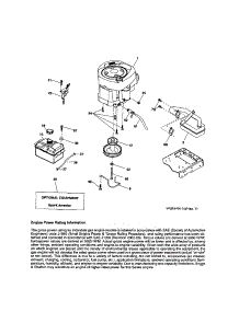 Engine parts for Craftsman Front-Engine Lawn Tractor 917280330 from AppliancePartsPros.com
