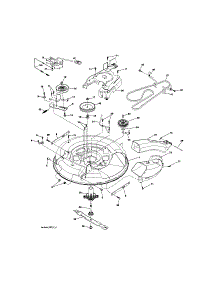 Mower Deck parts for Craftsman Front-Engine Lawn Tractor 917280330 from AppliancePartsPros.com