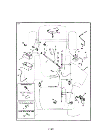 Electrical parts for Craftsman Front-Engine Lawn Tractor 917286030 from AppliancePartsPros.com