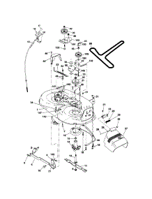 Mower Deck parts for Craftsman Front-Engine Lawn Tractor 917286050 from AppliancePartsPros.com