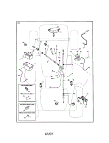 Electrical parts for Craftsman Front-Engine Lawn Tractor 917286070 from AppliancePartsPros.com