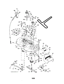 Mower Deck parts for Craftsman Front-Engine Lawn Tractor 917286070 from AppliancePartsPros.com