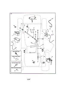 Electrical parts for Craftsman Front-Engine Lawn Tractor 917286080 from AppliancePartsPros.com