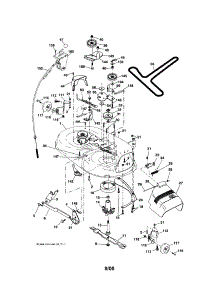 Mower Deck parts for Craftsman Front-Engine Lawn Tractor 917286080 from AppliancePartsPros.com
