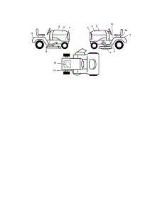 Decals parts for Craftsman Front-Engine Lawn Tractor 917286080 from AppliancePartsPros.com