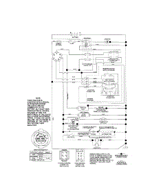 Schematic Diagram-Tractor parts for Craftsman Front-Engine Lawn Tractor 917286120 from AppliancePartsPros.com