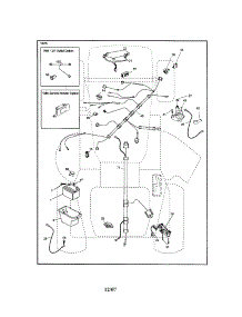 Electrical parts for Craftsman Front-Engine Lawn Tractor 917286130 from AppliancePartsPros.com