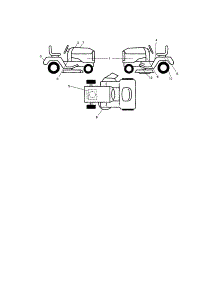 Decals parts for Craftsman Front-Engine Lawn Tractor 917286130 from AppliancePartsPros.com