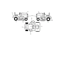 Decals parts for Craftsman Front-Engine Lawn Tractor 917286140 from AppliancePartsPros.com