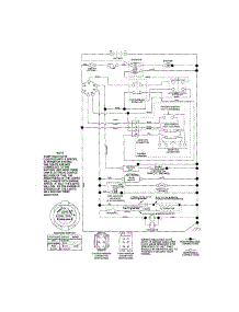 Schematic Diagram-Tractor parts for Craftsman Front-Engine Lawn Tractor 917286140 from AppliancePartsPros.com
