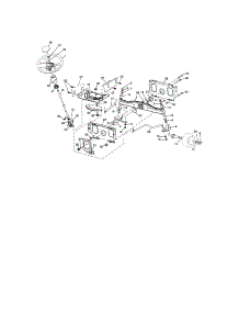 Steering parts for Craftsman Front-Engine Lawn Tractor 917286210 from AppliancePartsPros.com