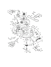 Mower Deck parts for Craftsman Front-Engine Lawn Tractor 917286210 from AppliancePartsPros.com