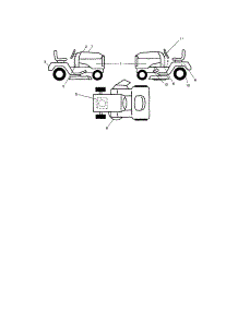 Decals parts for Craftsman Front-Engine Lawn Tractor 917286210 from AppliancePartsPros.com