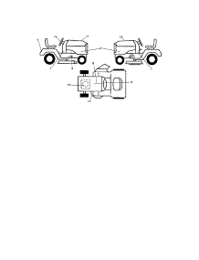 Decals parts for Craftsman Front-Engine Lawn Tractor 917286220 from AppliancePartsPros.com