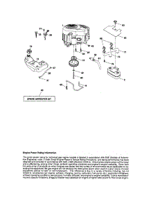 Engine parts for Craftsman Front-Engine Lawn Tractor 917286260 from AppliancePartsPros.com