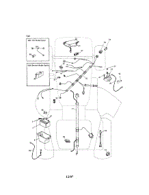 Electrical parts for Craftsman Front-Engine Lawn Tractor 917286340 from AppliancePartsPros.com