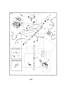 Electrical parts for Craftsman Front-Engine Lawn Tractor 917286380 from AppliancePartsPros.com