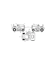 Decals parts for Craftsman Front-Engine Lawn Tractor 917286380 from AppliancePartsPros.com