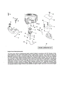 Engine parts for Craftsman Front-Engine Lawn Tractor 917286420 from AppliancePartsPros.com