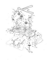 Mower Deck parts for Craftsman Front-Engine Lawn Tractor 917286420 from AppliancePartsPros.com