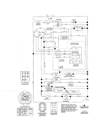 Schematic Diagram parts for Craftsman Front-Engine Lawn Tractor 917286420 from AppliancePartsPros.com