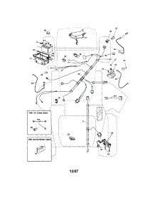 Electrical parts for Craftsman Front-Engine Lawn Tractor 917286450 from AppliancePartsPros.com