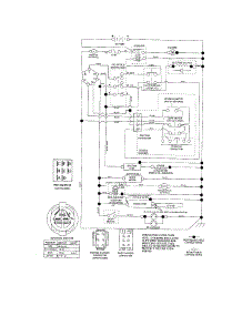 Schematic Diagram-Tractor parts for Craftsman Front-Engine Lawn Tractor 917286460 from AppliancePartsPros.com