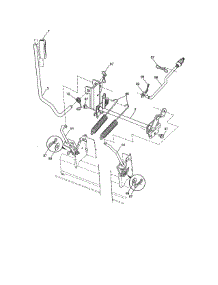 Mower Lift parts for Husqvarna Front-Engine Lawn Tractor 917286560 from AppliancePartsPros.com